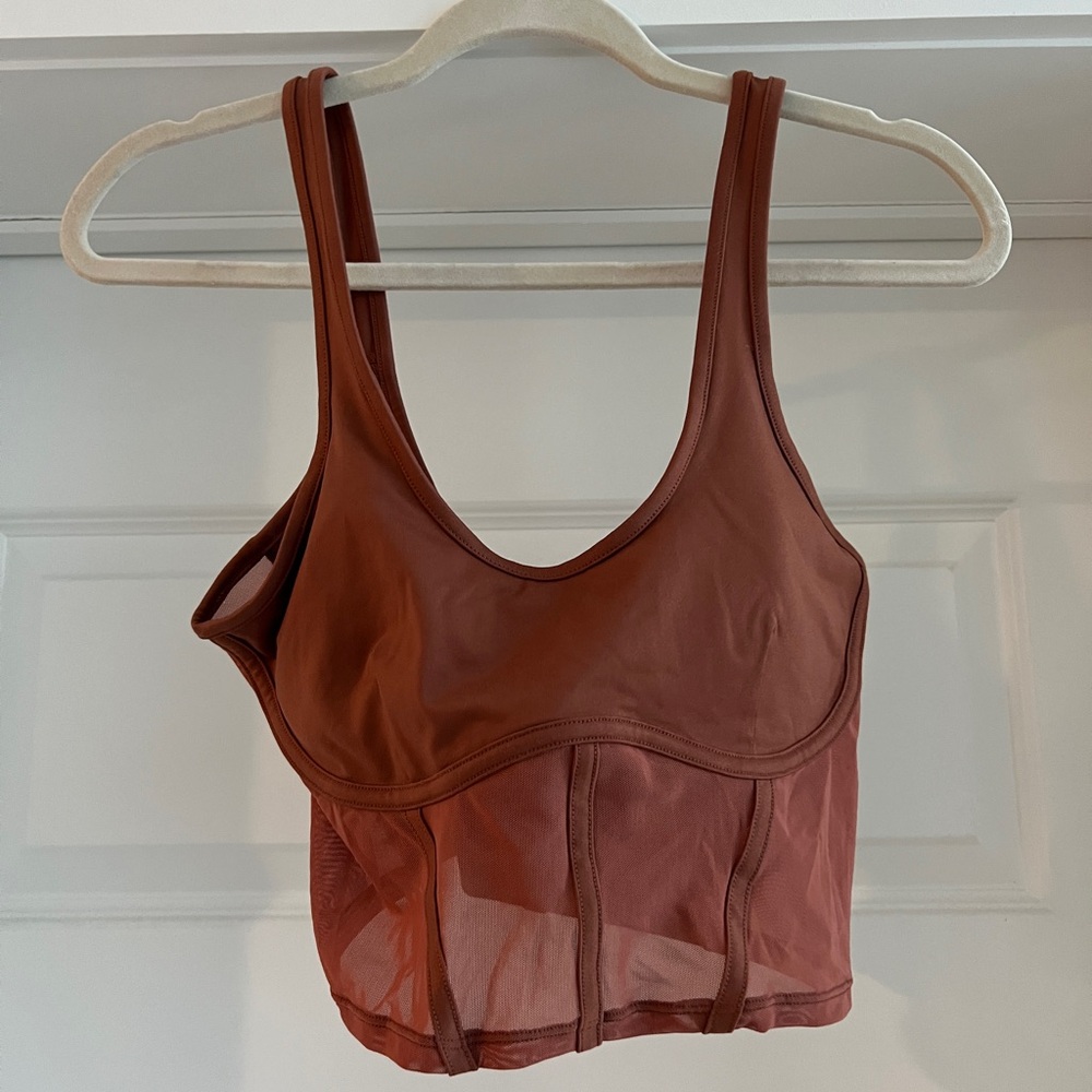 Alo Mesh Corser Top, size medium